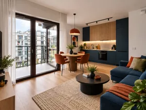 Mieszkanie trzypokojowe 64,54 m², Warszawa, Mokotów, Cybernetyki, Sprzedaż
