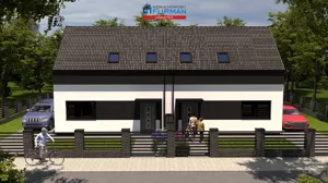 Dom bliźniak 77,27 m², Wałcz, Sprzedaż