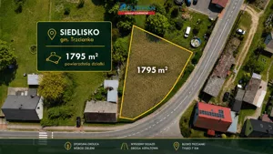 Działka 1 795,00 m², Trzcianka, Sprzedaż