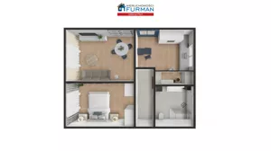 Mieszkanie dwupokojowe 53,26 m², Wieleń, Sprzedaż