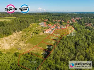 Działka 838,00 m², Łapino, Kiemliczów, Sprzedaż