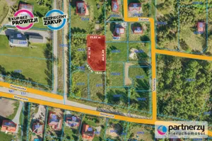 Działka 1 044,00 m², Rokitnica, Słoneczna, Sprzedaż