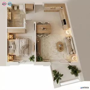 Mieszkanie dwupokojowe 37,89 m², Gdańsk, Śródmieście, Stępkarska, Sprzedaż