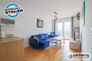 Mieszkanie dwupokojowe 38,14 m², Gdańsk, Jasień, Eugeniusza Węgrzyna, Wynajem