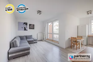 Mieszkanie dwupokojowe 42,10 m², Gdańsk, Piecki-Migowo, Morena, Myśliwskie Wzgórze, Wynajem