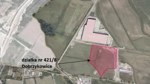 Działka 42 106,00 m², Dobrzykowice, Sprzedaż