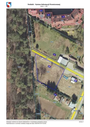 Działka 822,00 m², Świdnik, Jagodowa, Sprzedaż