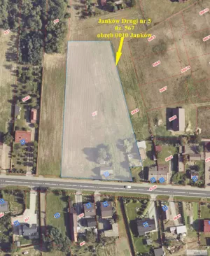 Działka 7 900,00 m², Janków Drugi, Sprzedaż