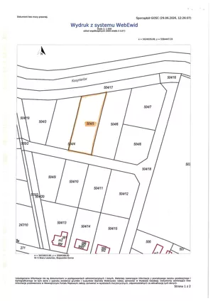Działka 1 481,00 m², Boguszów-Gorce, Kosynierów, Sprzedaż