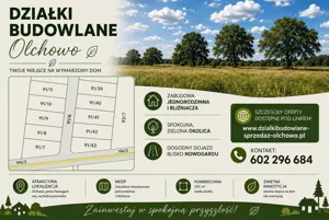 Działka 1 201,00 m², Olchowo, Sprzedaż