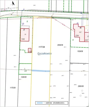 Działka 3 348,00 m², Goczałkowice-Zdrój, Powstańców Śląskich, Sprzedaż