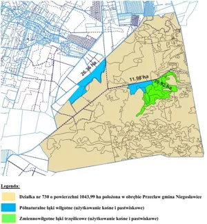 Działka 782 600,00 m², Przecław, Wynajem