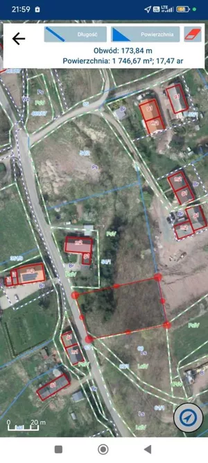 Działka 1 752,00 m², Raszów, Sprzedaż