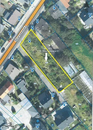 Działka 942,00 m², Kalisz, Skarszewska, Sprzedaż