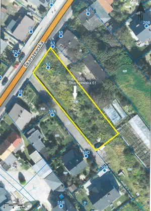 Działka 942,00 m², Kalisz, Skarszewska, Sprzedaż