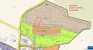 Działka 1 314,80 m², Stary Wiec, Sprzedaż