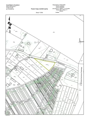 Działka 2 266,00 m², Suwałki, Studzieniczne, Sprzedaż