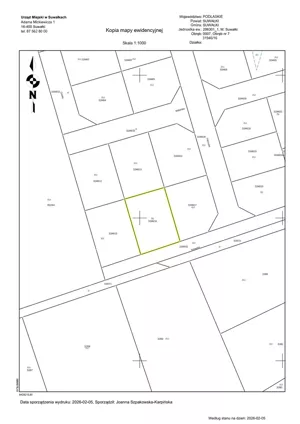 Działka 1 159,00 m², Suwałki, Sprzedaż