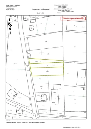 Działka 2 804,00 m², Suwałki, Szpitalna, Sprzedaż