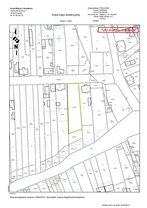 Działka 1 211,00 m², Suwałki, Wigierska, Sprzedaż