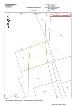 Działka 11 841,00 m², Suwałki, Zachodnia, Sprzedaż
