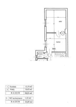Mieszkanie jednopokojowe 30,52 m², Lądek-Zdrój, Kłodzka, Sprzedaż