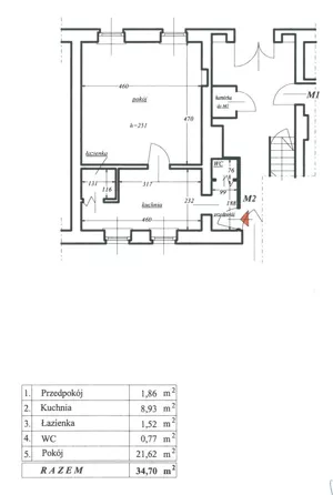 Mieszkanie jednopokojowe 35,18 m², Lądek-Zdrój, Słodowa, Sprzedaż