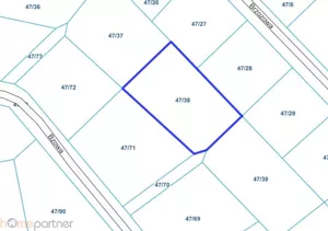 Działka 1 197,00 m², Miłoszyce, Bzowa, Sprzedaż