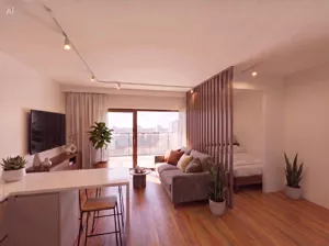 Mieszkanie jednopokojowe 28,00 m², Wrocław, Krzyki-Partynice, Krzyki, Borowska, Wynajem