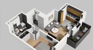 Mieszkanie dwupokojowe 40,20 m², Wrocław, Krzyki-Partynice, Krzyki, al. Karkonoska, Sprzedaż