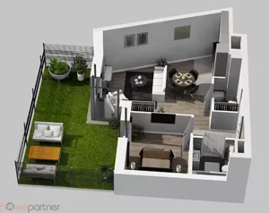Mieszkanie dwupokojowe 38,50 m², Wrocław, Psie Pole-Zawidawie, Psie Pole, Kleczkowska, Sprzedaż