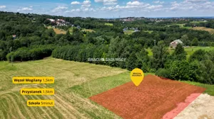 Działka 1 118,00 m², Mogilany, Sprzedaż