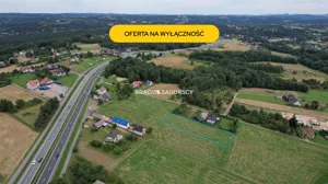 Działka 2 667,00 m², Myślenice, Sprzedaż