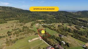 Działka 3 901,00 m², Sucha Beskidzka, Sprzedaż