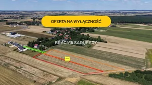 Działka 3 613,00 m², Zalesie, Sprzedaż