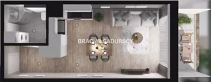 Mieszkanie jednopokojowe 28,78 m², Kraków, Dębniki, Babińskiego, Sprzedaż
