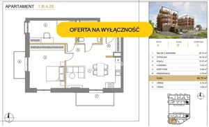 Mieszkanie trzypokojowe 65,80 m², Wieliczka, Adama Asnyka, Sprzedaż