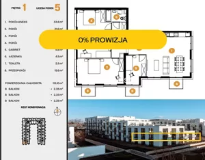 Mieszkanie trzypokojowe 115,10 m², Kraków, Bronowice, Na Błonie, Sprzedaż
