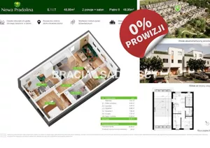 Mieszkanie trzypokojowe 48,95 m², Tarnów, Zabłocie, Skrzyszowska, Sprzedaż