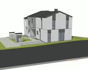 Dom bliźniak 105,21 m², Ochojno, Sprzedaż