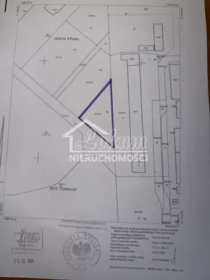 Działka 1 261,00 m², Police, Sprzedaż
