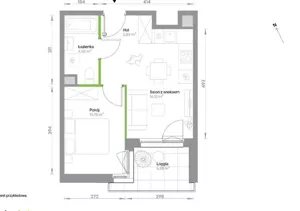Mieszkanie jednopokojowe 34,00 m², Warszawa, Włochy, al. Krakowska, Sprzedaż