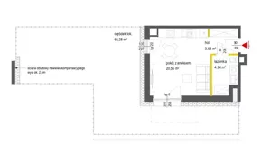 Mieszkanie jednopokojowe 30,00 m², Warszawa, Włochy, Łopuszańska, Sprzedaż