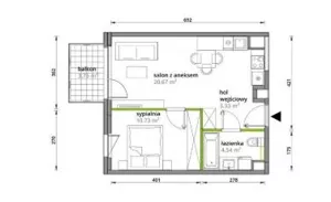 Mieszkanie jednopokojowe 39,00 m², Warszawa, Praga Południe, Podskarbińska, Sprzedaż