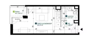 Mieszkanie jednopokojowe 28,00 m², Warszawa, Bemowo, Szeligowska, Sprzedaż