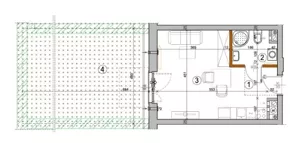 Mieszkanie dwupokojowe 33,00 m², Warszawa, Rembertów, Chełmżyńska, Sprzedaż