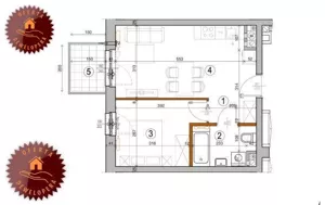 Mieszkanie dwupokojowe 35,00 m², Warszawa, Rembertów, Chełmżyńska, Sprzedaż
