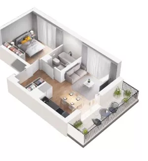 Mieszkanie dwupokojowe 42,00 m², Warszawa, Praga Południe, Chodakowska, Sprzedaż