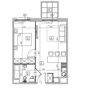 Mieszkanie dwupokojowe 37,00 m², Warszawa, Praga Północ, Jagiellońska, Sprzedaż