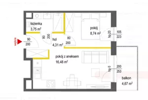 Mieszkanie dwupokojowe 34,00 m², Warszawa, Włochy, Łopuszańska, Sprzedaż